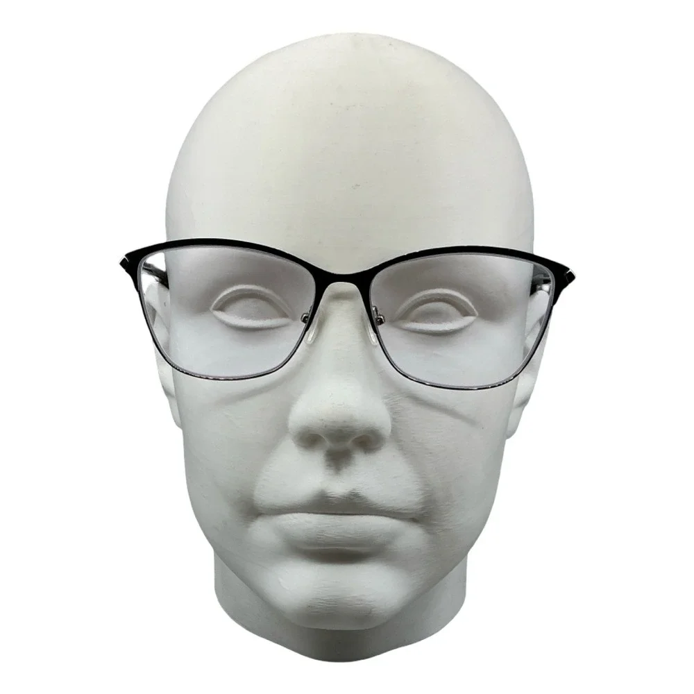 Chelsea Morgan CM 20210 BK/G Eyeglasses Frames Black Gold Cat Eye 59-16-145